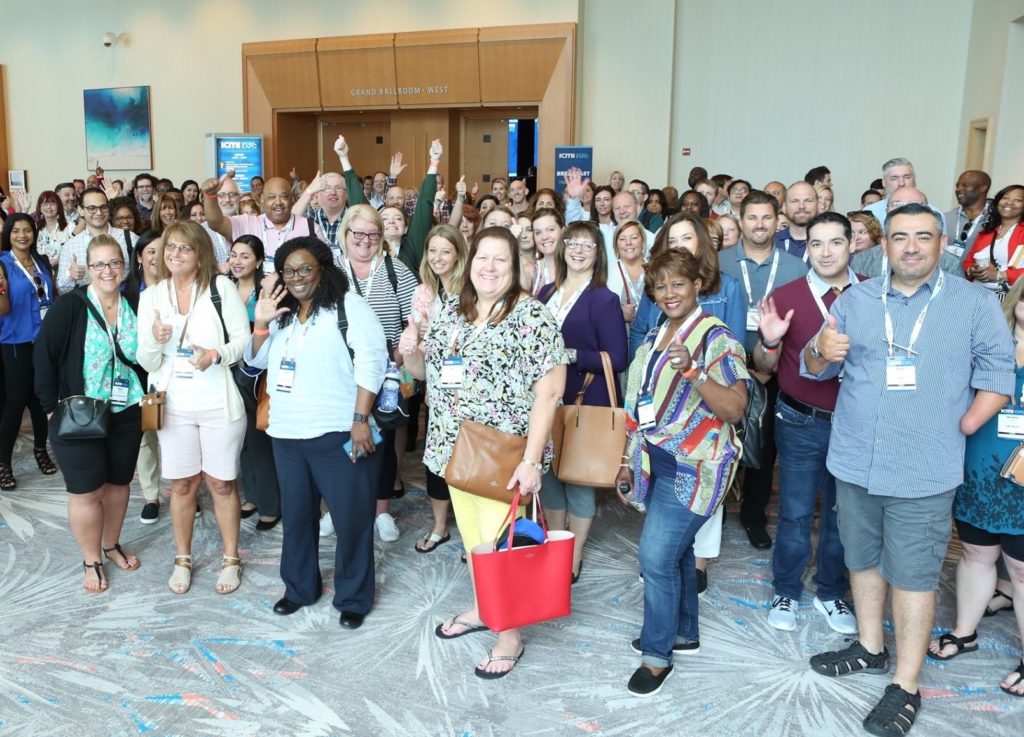 Attendees at the 2019 ICMI Contact Center Expo.