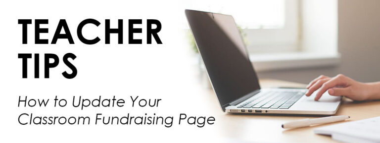 Check Out Our New Classroom Fundraising Pages | AdoptAClassroom.org