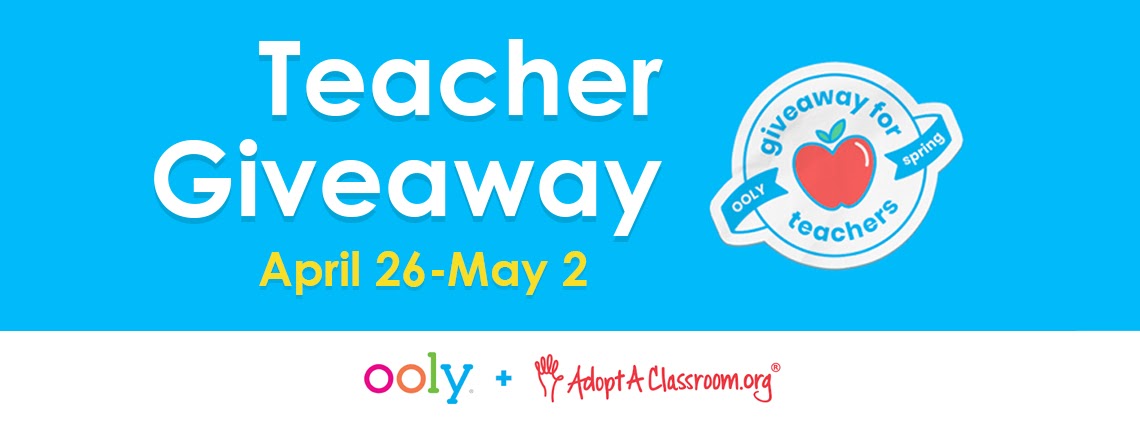 OOLY 2021 Teacher Appreciation Week Giveaway