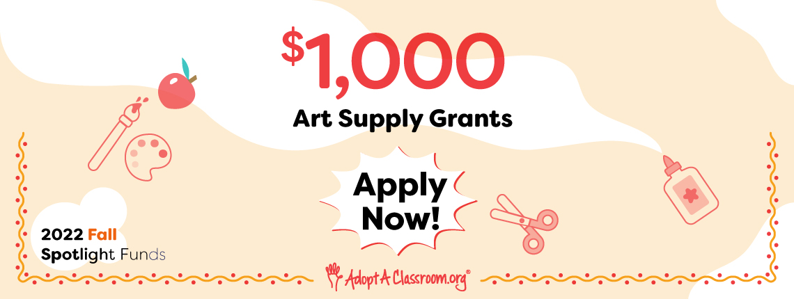 Now Open: Application for $1,000  Arts Fund Grants