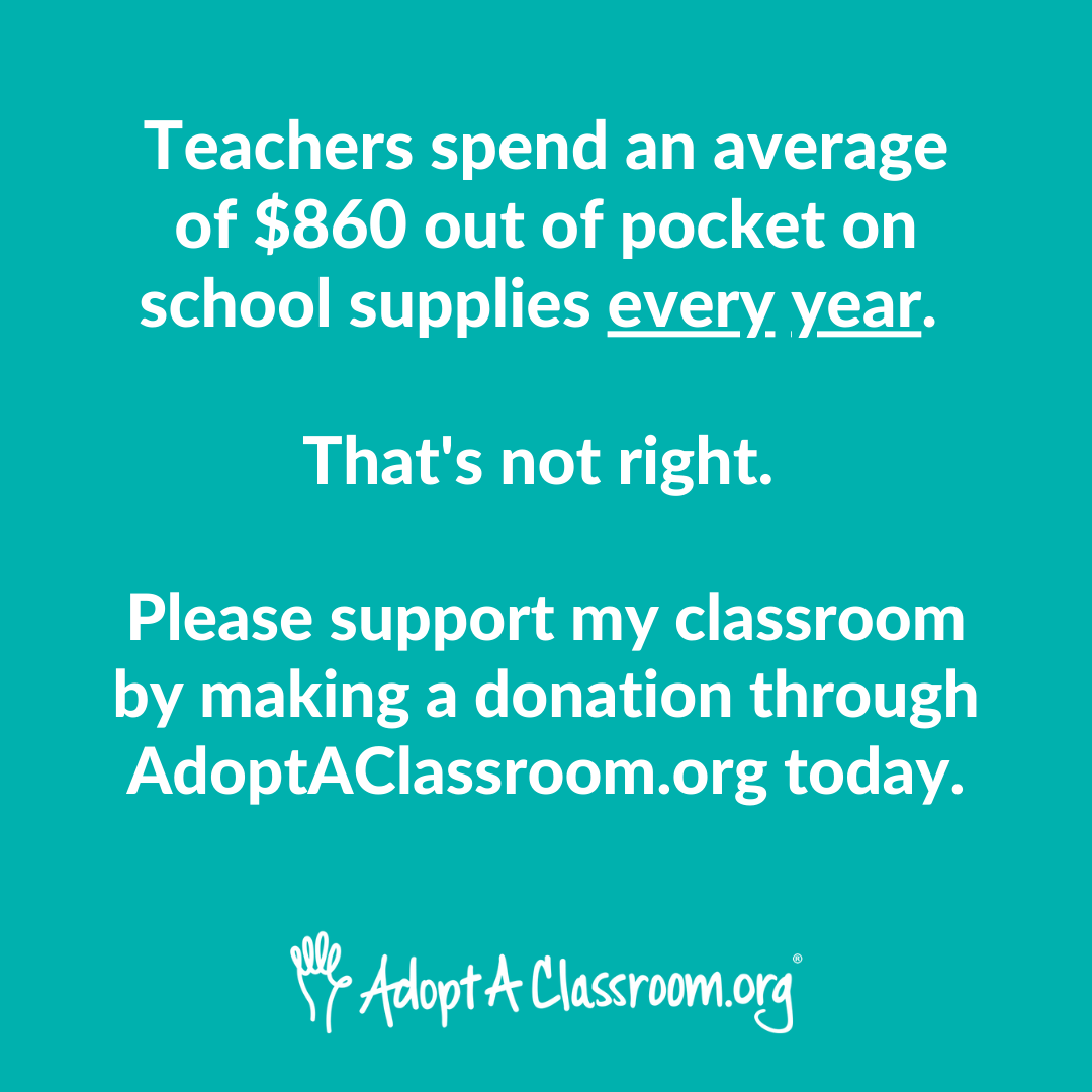 Classroom Fundraising Templates for Teachers | AdoptAClassroom.org