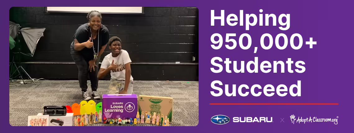 Subaru Kicks Off 5th Year Supporting Students in Need